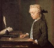 Jean Baptiste Simeon Chardin PLAYING gyro juvenile USA oil painting reproduction